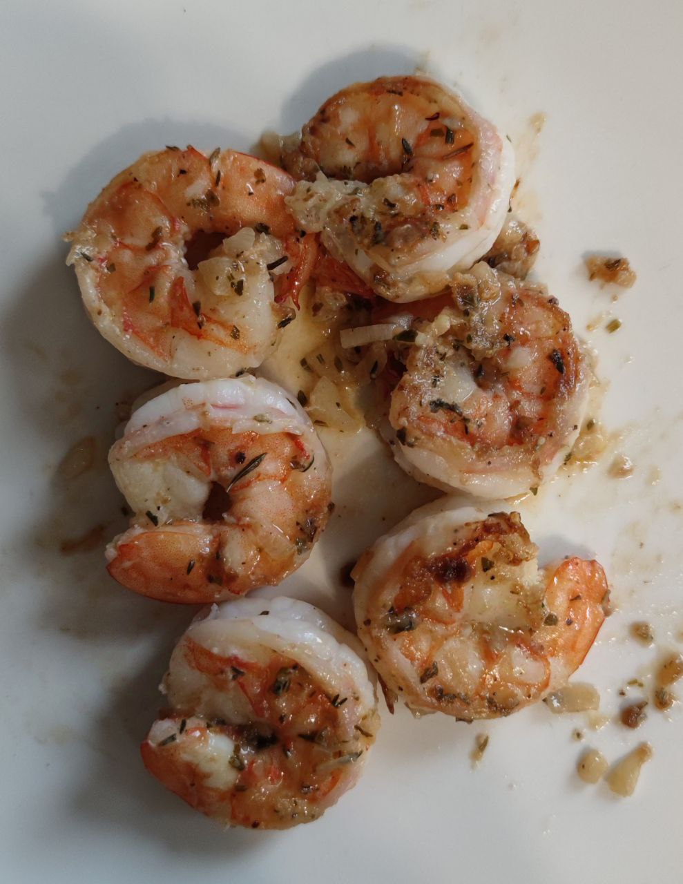 Scampis à l'ail